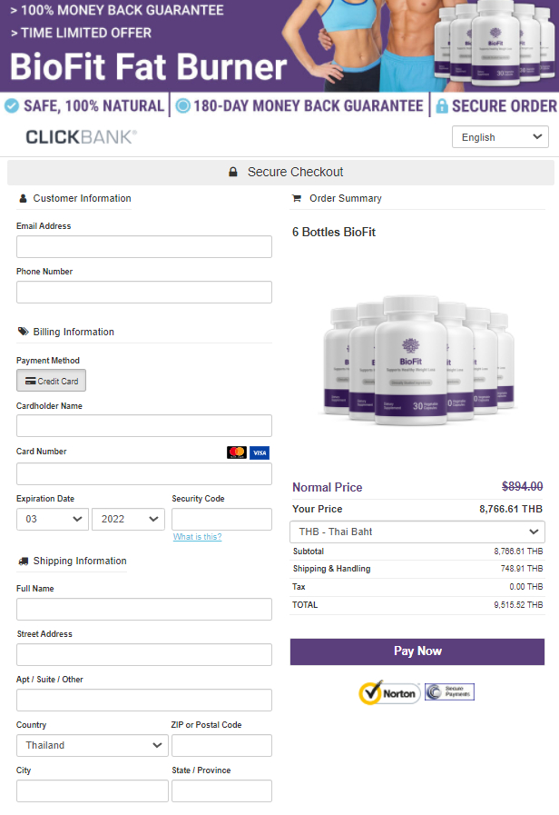 BioFit Probiotic - Secure checkout